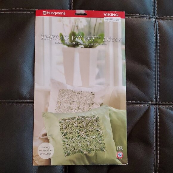 Husqvarna Viking Thread Velvet Decor Embroidery Instructions 196 CD 413 00 16-01 - Picture 1 of 7